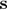 $\mathbf{s}$